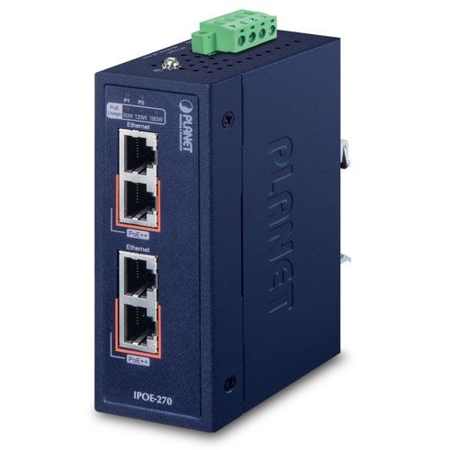 PLANET IPOE-270 switch-uri Power over Ethernet (PoE) Suport Albastru