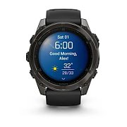 Garmin Fenix 8 3.56 cm (1.4 ) AMOLED 51 mm Digital 454 x 454 pixels Touchscreen Titanium Wi-Fi GPS (satellite)