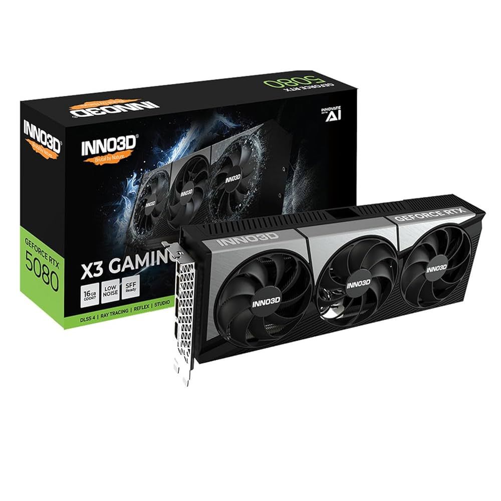 Inno3D Gaming OC GeForce RTX 5080 X3 NVIDIA 16 GB GDDR7