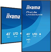 IIYAMA LH4364UHS-B1AG 43 IN LCD UHD/6.5MS 24/7 65MS 500CD/M 4000:1 S