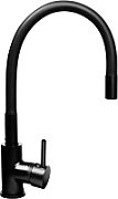 Black sink set with flexi faucet - MAIDSINKS BALI sink (62x44) 1B1D black + Flessi Black Edition faucet