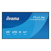 IIYAMA LH6564UHS-B1AG 65 IN LCD UHD/6.5MS 24/7 65MS 500CD/M 5000:1 S