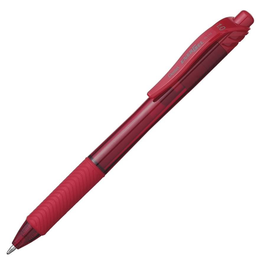 PentelÂ EnerGel X Tintenroller Rot Geltinte (BL110-BX) (BL110BX)
