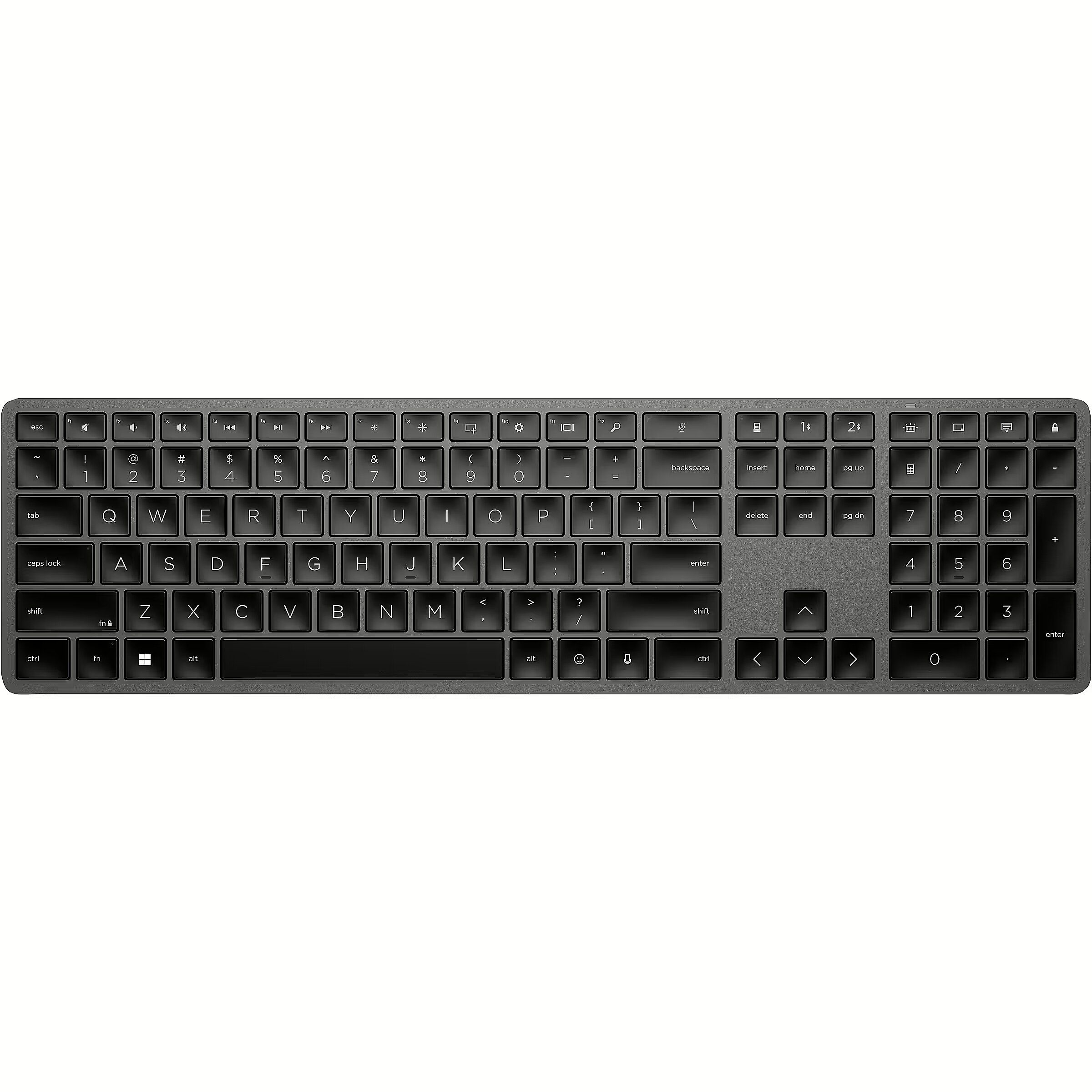 Tastatură wireless HP 975 programabilă - receptor USB + Bluetooth - negru QWERTY (3Z726AA#ABB)