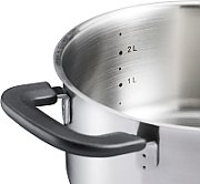 Pot 3L stainless steel with lid Functional Form