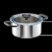 5L pot stainless steel with a lid Functional Form