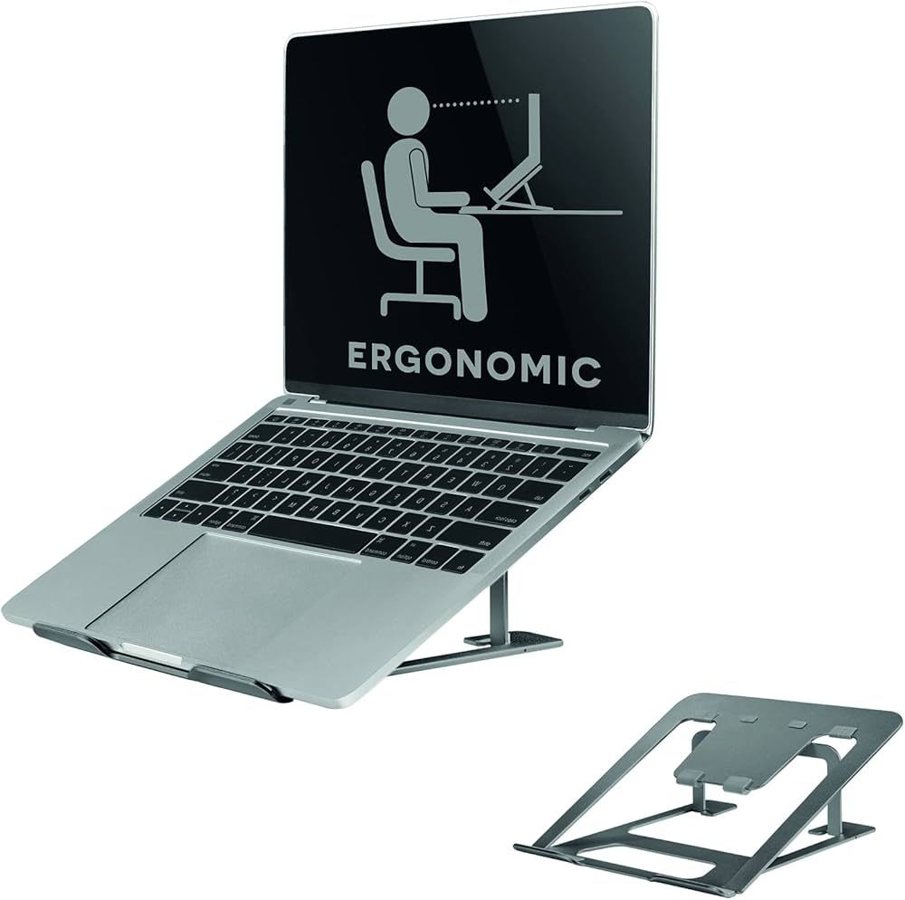 Neomounts NSLS085GREY Laptop stand 10-17  - foldable - compact - universal