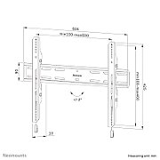 Neomounts WL30S-850BL16 TV mount wall 42-86  - fixed - lockable - fast installation
