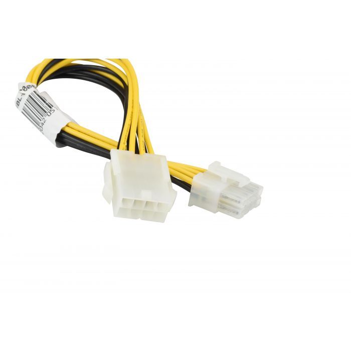 SUPERMICRO 12V Power Connector Extension Cable, 8-pin to 8-pin, 20cm, Pb-free, Retail