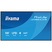 Monitor 98 inch IIyama LE9864UHS-B1AG 3840 x 2160, 60 Hz