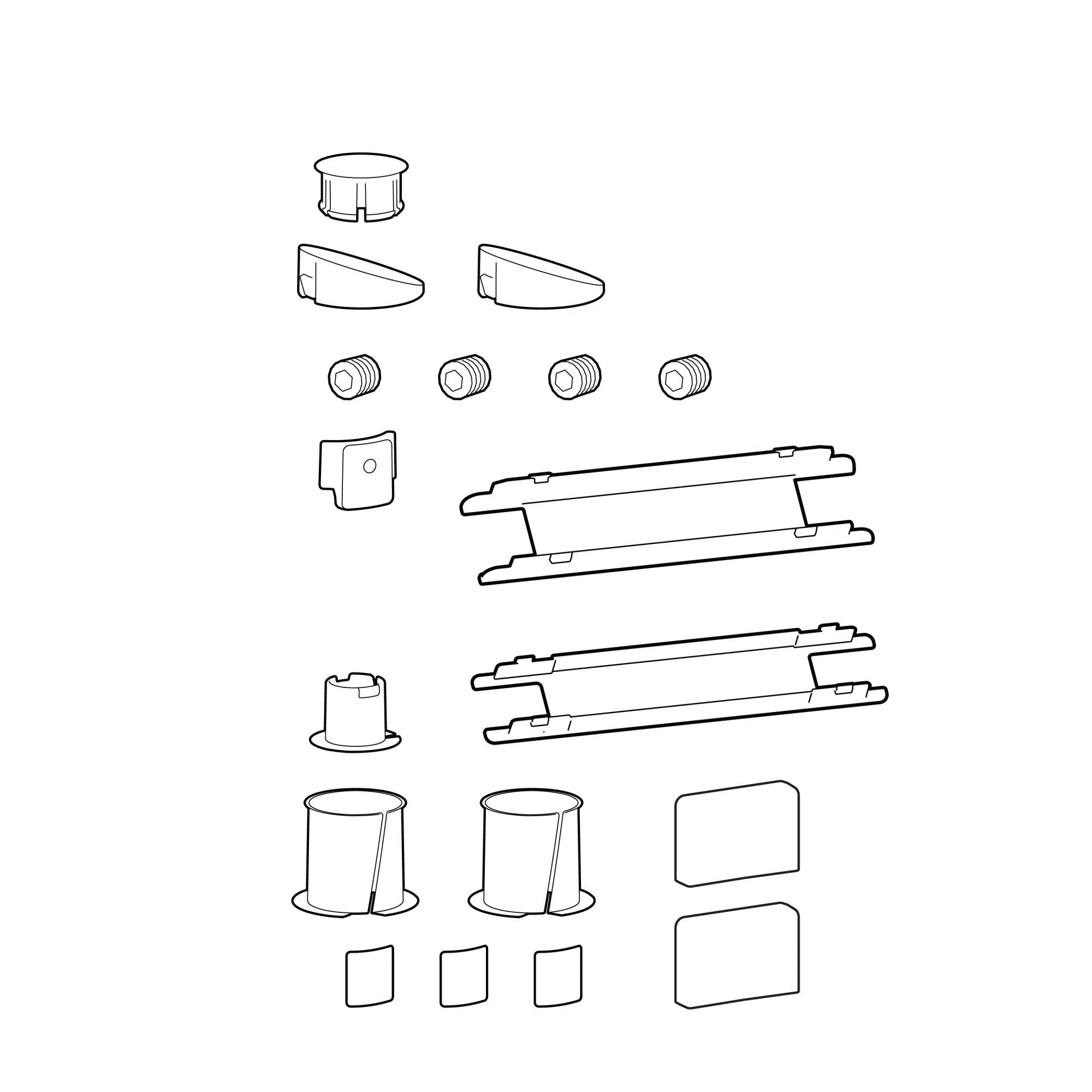 ACCESSORY SPARE PARTS KIT LX/PRO WALL MOUNT SKUS ESW