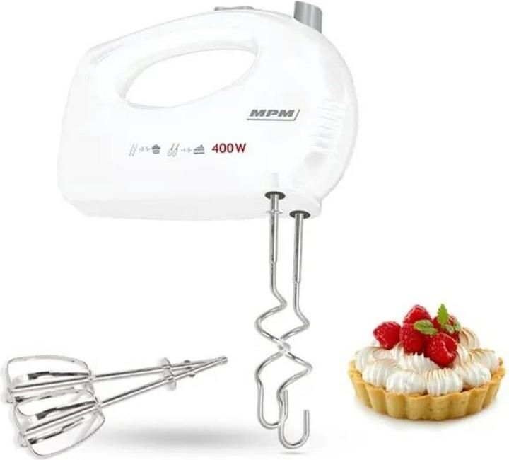 MPM MMR-25 hand mixer white