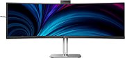 RESIGILAT: Monitor 48.8 inch Philips 49B2U6903CH/00 5120 x 1440 pixeli, 48 - 120 Hz, 4 ms GTG, Negru/Argintiu