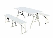 HEINNER SET MASA CU 2 BANCI PLASTIC PLIABILE