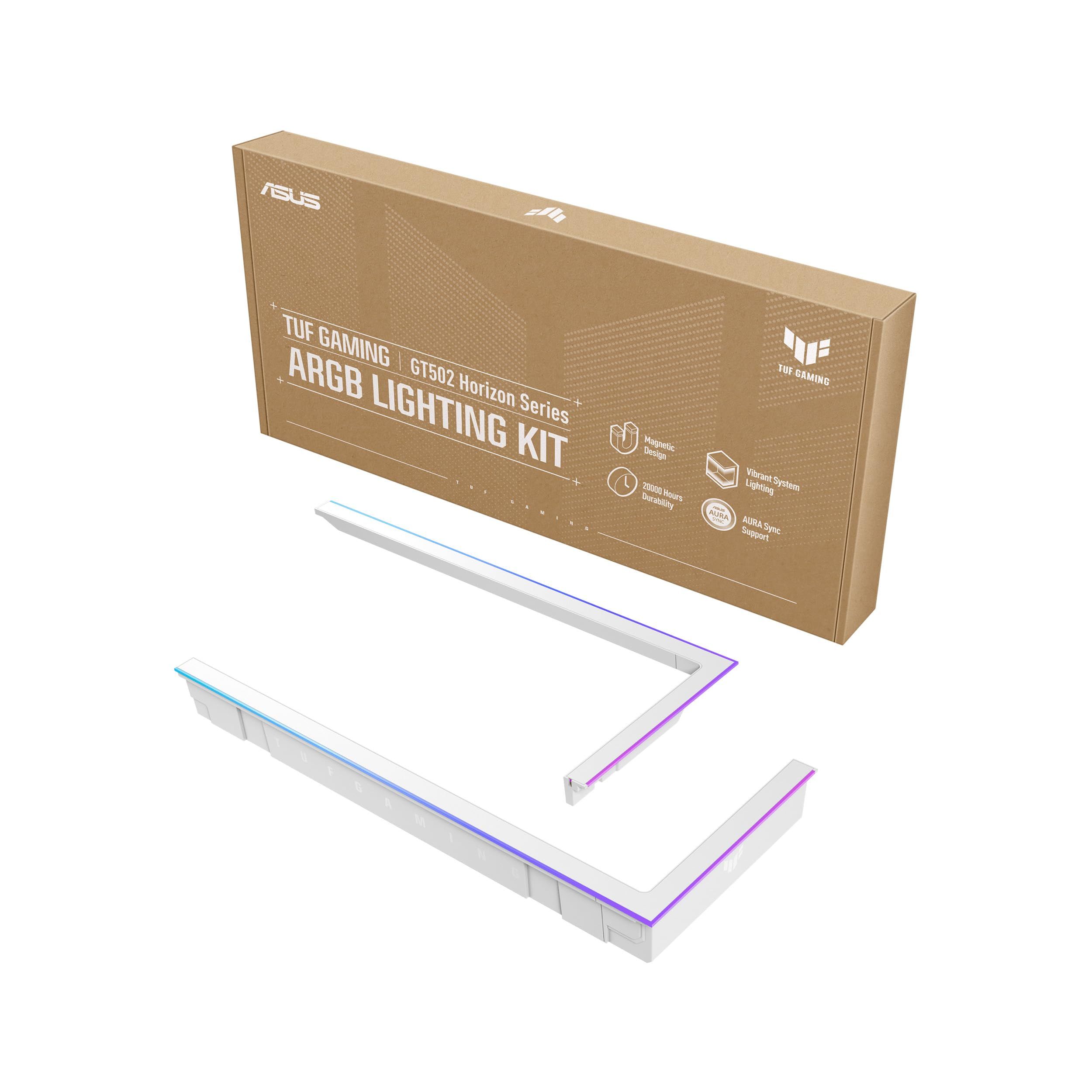 Lightning KIT ASUS TUF Gaming ARGB pentru GT502 seria Horizon, alb