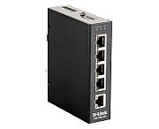 Industrial Gigabit Unmanaged Switch D-Link with 2 SFP slots - DIN rail