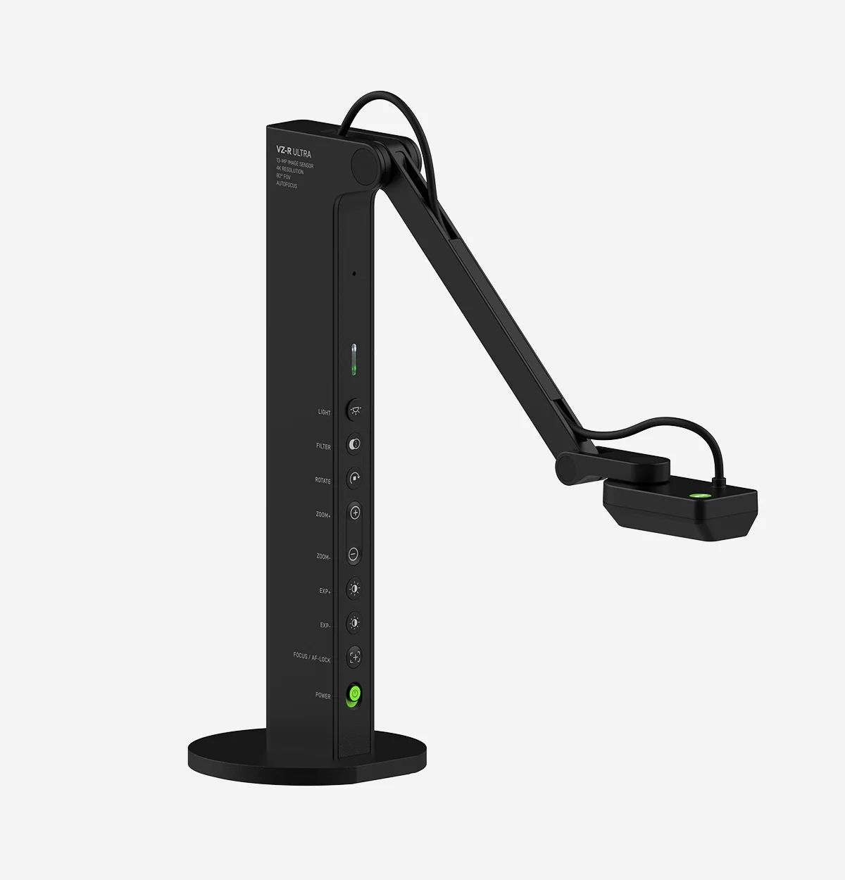 IPEVO VZ-R Document Camera - CMOS - 1920 x 1080 (HD 1080) - 3264 x 2448 - 8 MP - 3264 x 2448 pixels - USB/HDMI - USB Type-C
