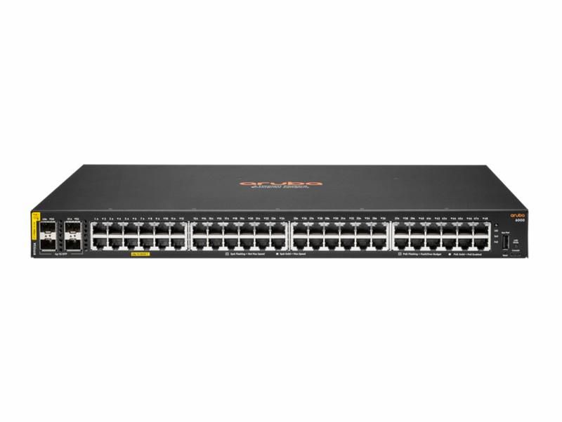 HPE Aruba Networking CX 6000 48G Class4 PoE 4SFP 740W Switch