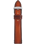Leather strap Zeppelin in brown  22 mm