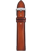 Leather strap Zeppelin in brown  22 mm