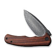 CIVIVI Mini Praxis Knife with Damascus steel and Guibourtia handle