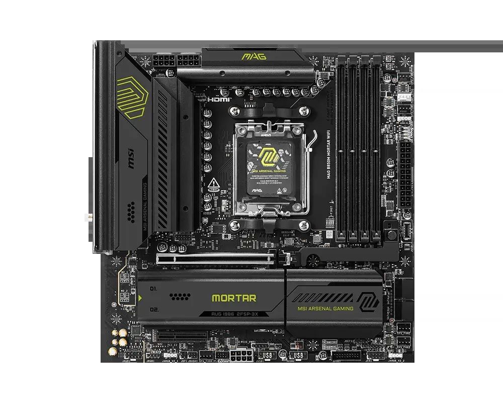 MSI MAG B850M MORTAR WIFI motherboard AMD B850 Socket AM5 micro ATX