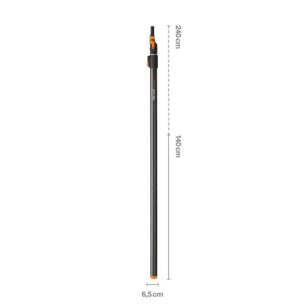 Fiskars QuikFit Telescopic Shaft 140-240cm 140240cm (1000666)