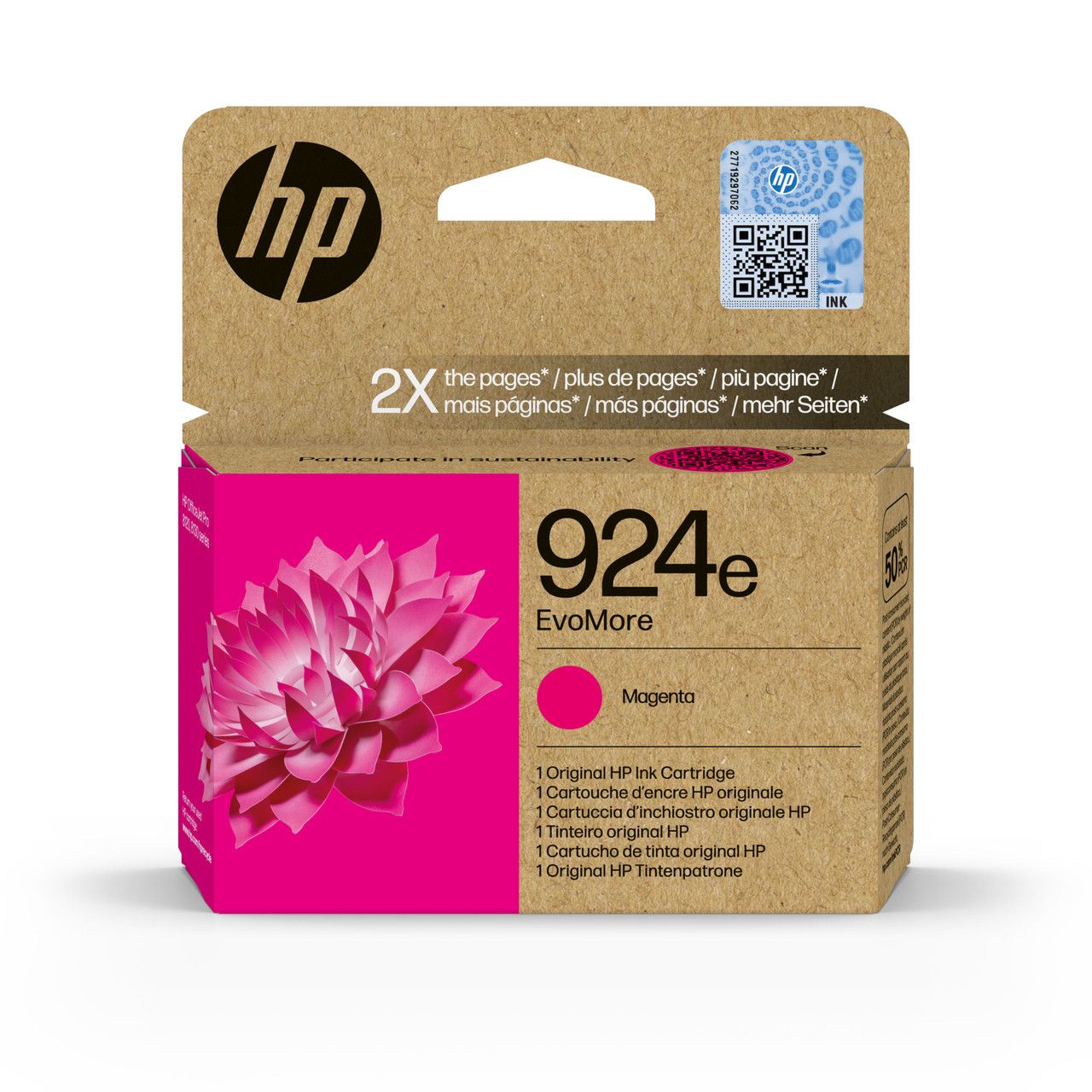 Cartus cerneala HP 4K0U8NE#SE1 ,Magenta ,800 pagini ,Original (924e) 