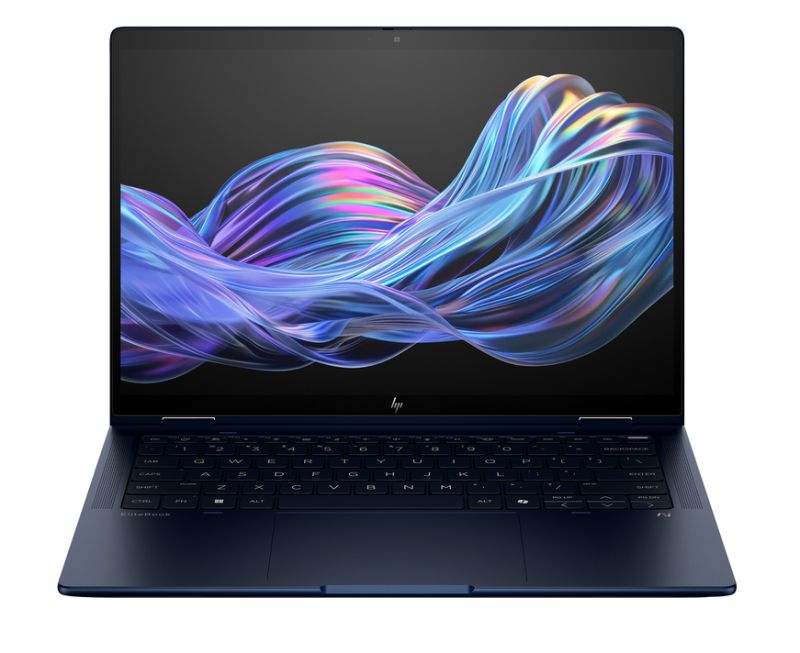 Laptop HP EliteBook X Flip G1i B9ZN8ET, 14 inch 1920 x 1200 Touchscreen, Intel 226V (8 C / 8 T, 2.2 GHz - 4.5 GHz, 8 MB cache, 12 W), 16 GB LPDDR5X, 512 GB SSD, Intel Arc Graphics, Windows 11 Pro, Silver