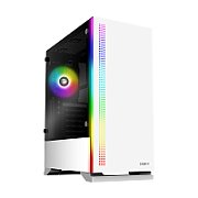 CARCASA Zalman  S5 , middle tower, gaming, fara sursa, suporta 8xfan, 2xfan inclus, PSU shroud, USB 3.1 gen1 x 1, USB 2.0 x 2, audio+mic, 7 sloturi expansiune, alb,  S5 WHITE  (timbru verde 0.16lei)