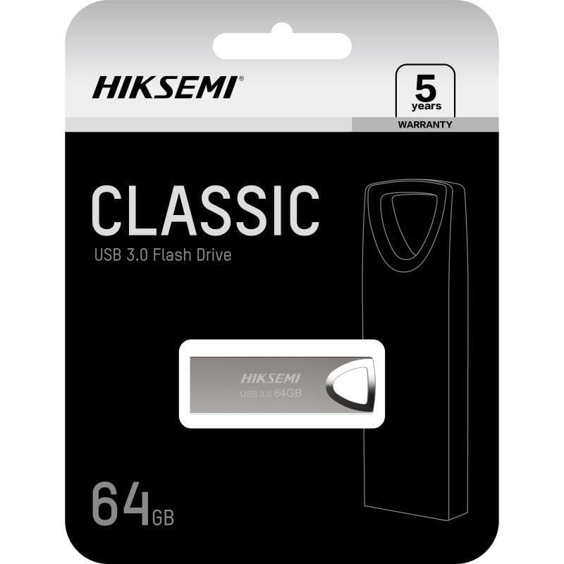 MEMORIE USB 2.0 HIKSEMI 64 GB, carcasa metalica, argintiu,  HS-USB-M200/64G  (timbru verde 0.03 lei)