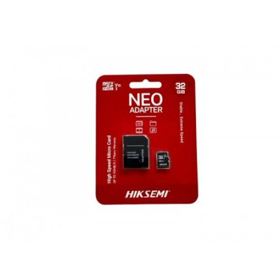CARD MicroSD HIKSEMI, 32 GB, MicroSDHC, clasa 10, standard UHS-I U1,  HS-TF-C1/32G  (timbru verde 0.03 lei)