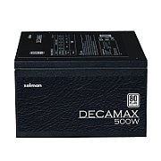 SURSA Zalman  Decamax 500 , 500W,  certificare 80 Plus , active PFC,  fan 120mm, negru,  ZM500-LX3  (timbru verde 2 lei)