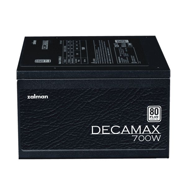 SURSA Zalman  Decamax 700 , 700W,  certificare 80 Plus , active PFC,  fan 120mm, negru,  ZM700-LX3  (timbru verde 2 lei)