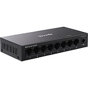 Tenda SWITCH TENDA managed, 8 porturi gigabit RJ-45, management Tenda CloudFi, metalic  TEG2208D   (timbru verde 2 lei)