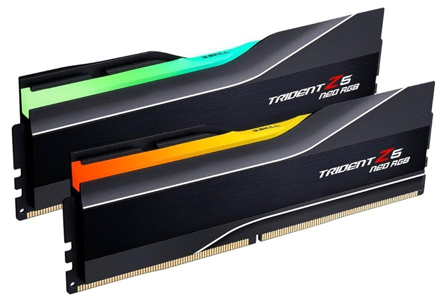 Memorie G.Skill Trident Z5 Neo RGB 96 GB DDR5 6000 MHz CL28, kit 2 x 48 GB, AMD EXPO, Negru, RGB