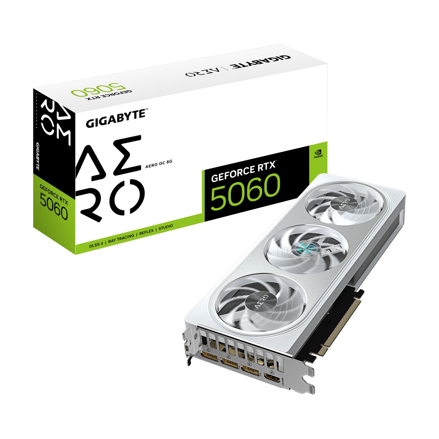 Placa video GIGABYTE GeForce RTX 5060 AERO OC 8 GB GDDR7 128 bit