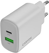 CANYON charger OnCharge 250 25W 1xPD 1xQC EU White