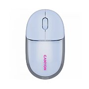 CANYON mouse OnClick 24 BT/ Wireless Transparent/Blue