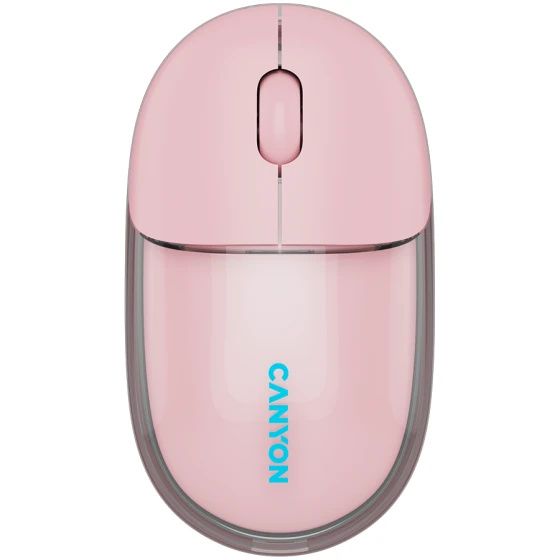 CANYON mouse OnClick 24 BT/ Wireless Transparent/Pink