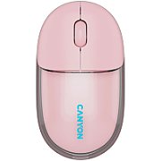 CANYON mouse OnClick 24 BT/ Wireless Transparent/Pink