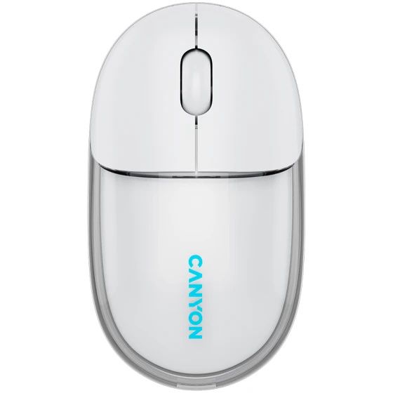 CANYON mouse OnClick 24 BT/ Wireless Transparent/White