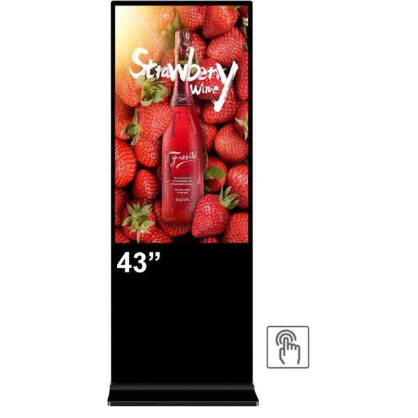 Totem de interior EVOBOARD 43  cu IR touch 4K, Android 11