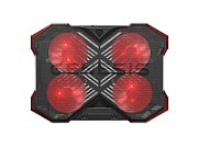 Stand/Cooler laptop Genesis Oxid 260 , 4 ventilatoare 130 mm, material Metal + ABS, viteza de rotatie 850 - 1010 rpm, hub USB incorporat, dimensiuni 420 x 303 x 35 mm