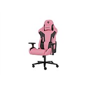 Scaun gaming Genesis Nitro 720, piele ecologica, reglabil pe inaltime, suporta pana la 150 kg, inaltime reglabila 46.5 - 53.5 cm, spatar ajustabil 135°, dimensiuni roti 60mm,  negru/roz