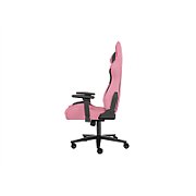 Scaun gaming Genesis Nitro 720, piele ecologica, reglabil pe inaltime, suporta pana la 150 kg, inaltime reglabila 46.5 - 53.5 cm, spatar ajustabil 135°, dimensiuni roti 60mm,  negru/roz