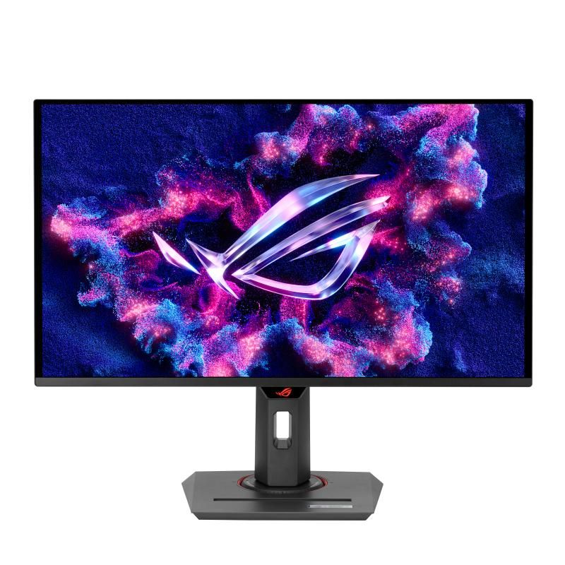 Asus Monitor Asus 27  XG27UCDMG, Diagonal (inch): 27, Diagonal (cm): 69, Aspect ratio: 16:9, Panel: QD-LED, Resolution: 3840x2160, Refresh Rate: 240Hz, Response time GtG: 0.03ms, Brightness (max): 250 cd/m², Contrast (static) : 1500:1, Viewing angle: 178/178, Color Gamut Type: sRGB 145%, DCI-P3 99%