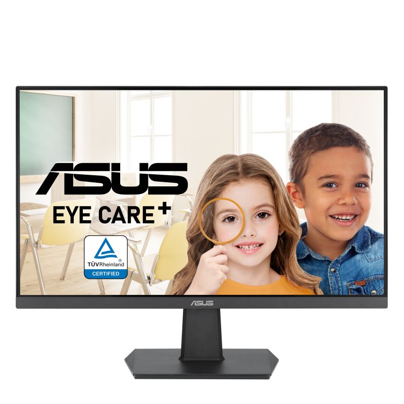 Asus Monitor Asus 27  VA27EHF, Diagonal (inch): 27, Diagonal (cm): 69, Aspect ratio: 16:9, Panel: IPS, Resolution: 1920x1080, Refresh Rate: 100Hz, Response time MPRT: 1ms, Brightness (max): 250 cd/m², Contrast (static) : 1300:1, Viewing angle: 178/178, Colours: 16.7M, VESA Wallmount: 100x100, Tilt