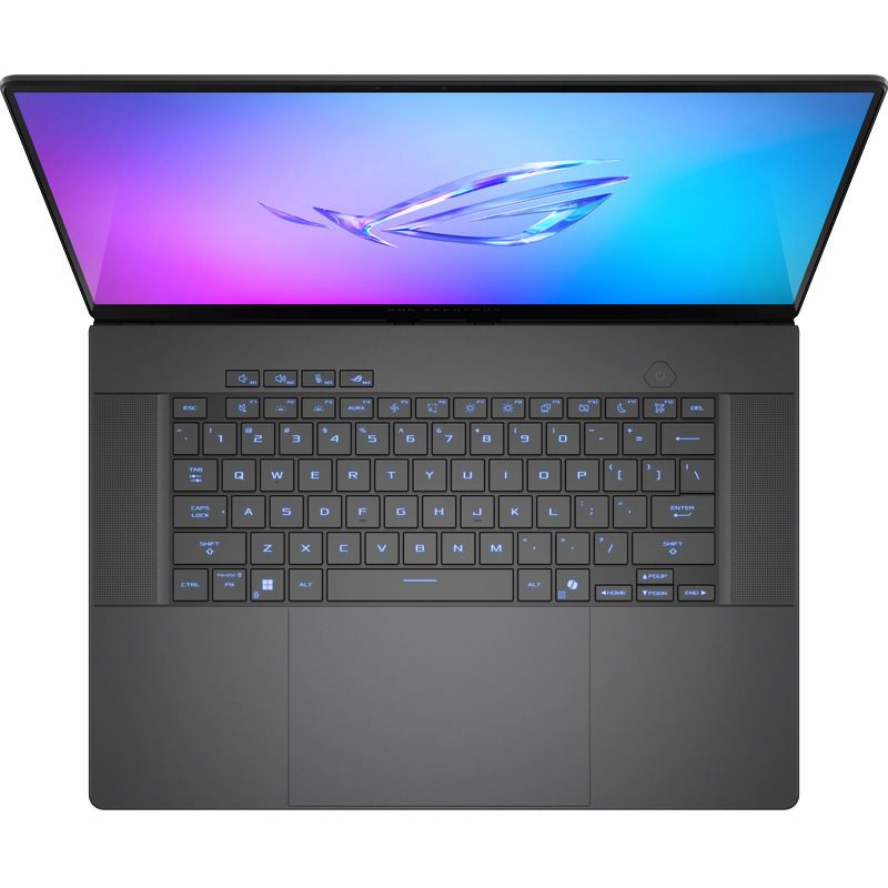 Laptop Asus ROG Zephyrus G16 OLED GU605CR GU605CR-QR122X, 16 inch 2560 x 1600, Intel 285H (16 C / 16 T, 2.7 GHz - 5.4 GHz, 24 MB cache), 64 GB LPDDR5X, 1 TB SSD, Nvidia GeForce RTX 5070 Ti, Windows 11 Pro, Gri