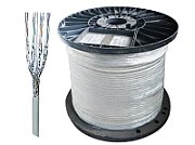 Installation cable cat.6A S/FTP 4P 650MHz LSOH 500m reel